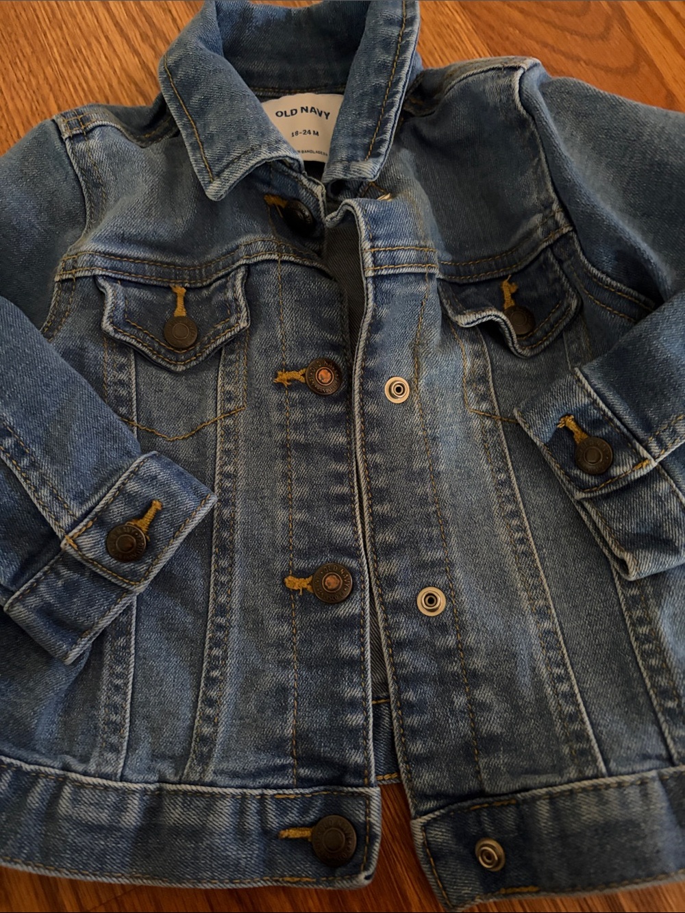 Old Navy Girls' Classic Denim Jean Jacket in Blue